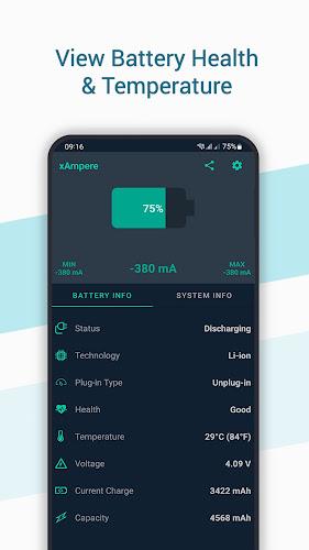 Schermata xAmpere - Battery Charge Info 3