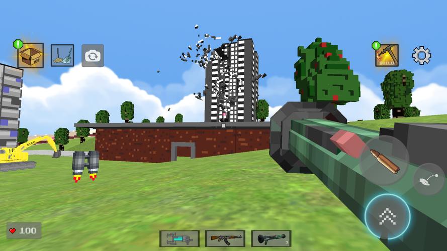 Nextbots in Playground: Pixel Captura de pantalla 1