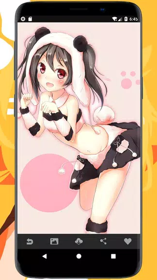 Beauty Anime Girls Wallpapers Captura de pantalla 1