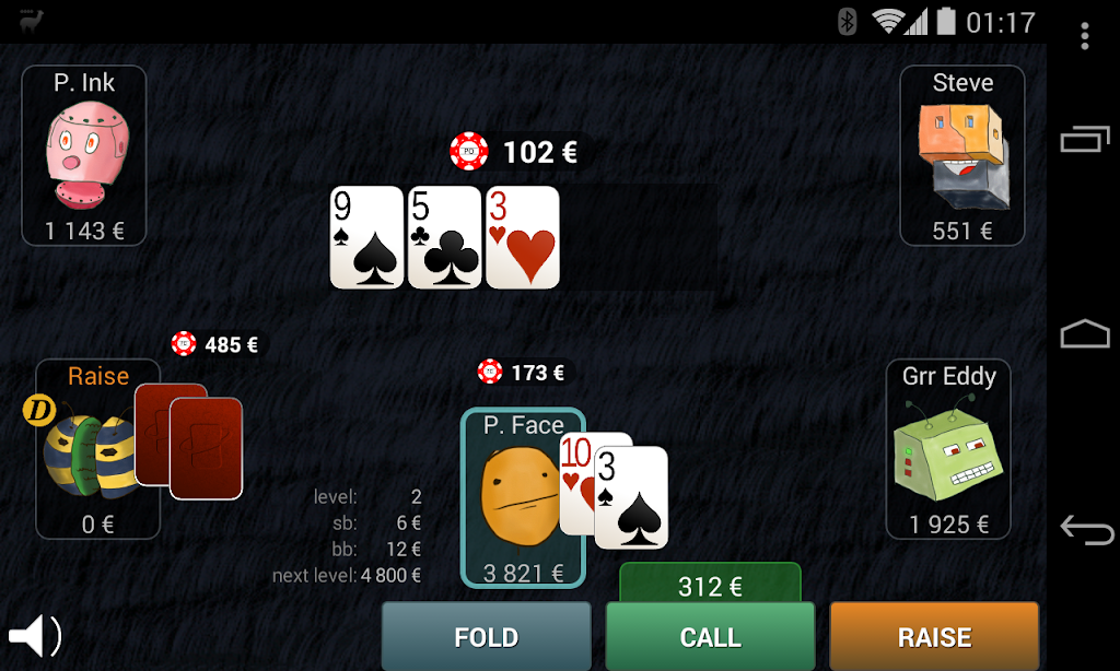 Bots Don't Bluff Offline Poker ဖန်သားပြင်ဓာတ်ပုံ 0
