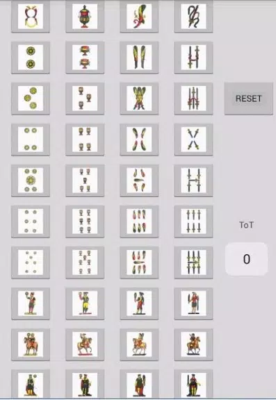 card counting napoletane cards Schermafbeelding 0