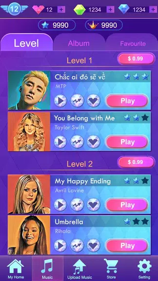 Music Tiles: Music Games 螢幕截圖 1