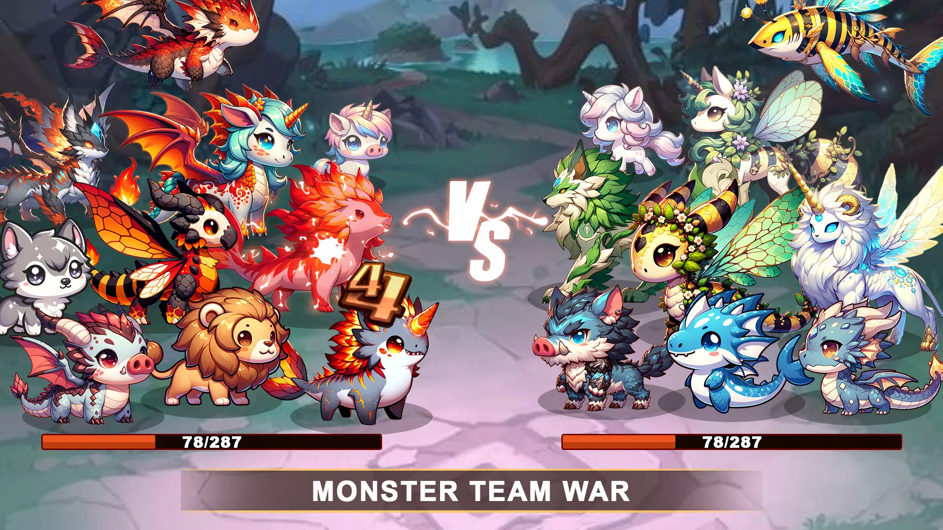 Master Fusion : Monster War ภาพหน้าจอ 1