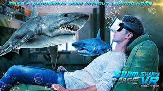 Swim Sharks Cage VR Simulator 스크린샷 2