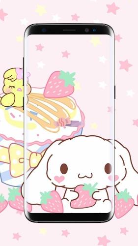 Cute Cinnamoroll Wallpaper ภาพหน้าจอ 3