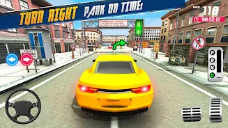 Classic car parking car games Скриншот 0