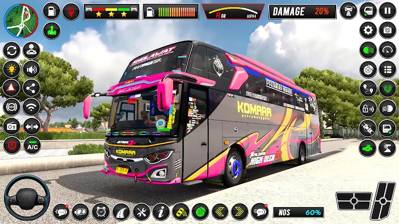 Luxury Coach Bus Driving Game Captura de pantalla 0