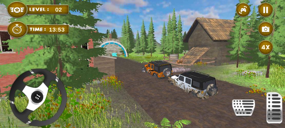 4x4 Mud Jeep Driving Games 3D应用截图第2张