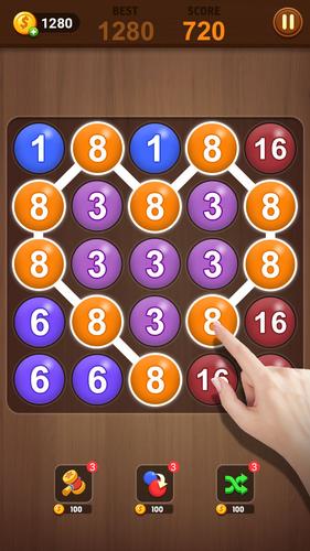 Merge bubble - Number game应用截图第3张