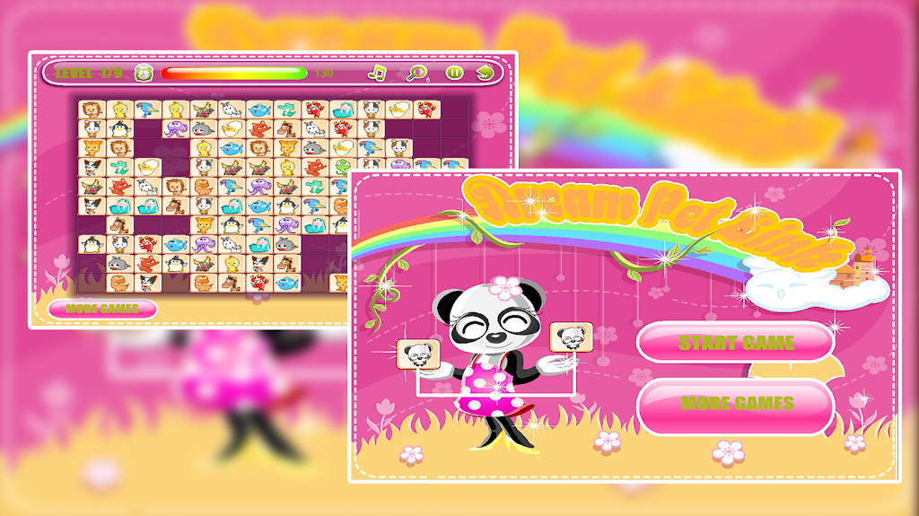 Dream Pet Link: Animal Mahjong Connect 螢幕截圖 0