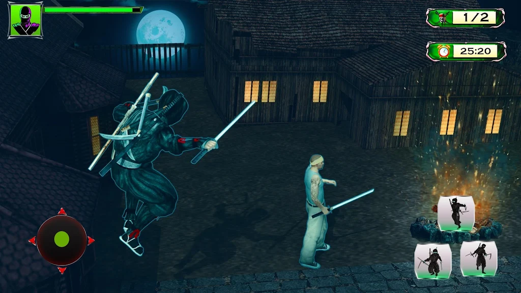 Ninja Hero Assassin Samurai Pirate Fight Shadow 스크린샷 0