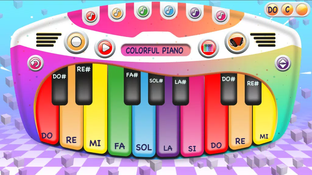 Colorful Piano 螢幕截圖 0