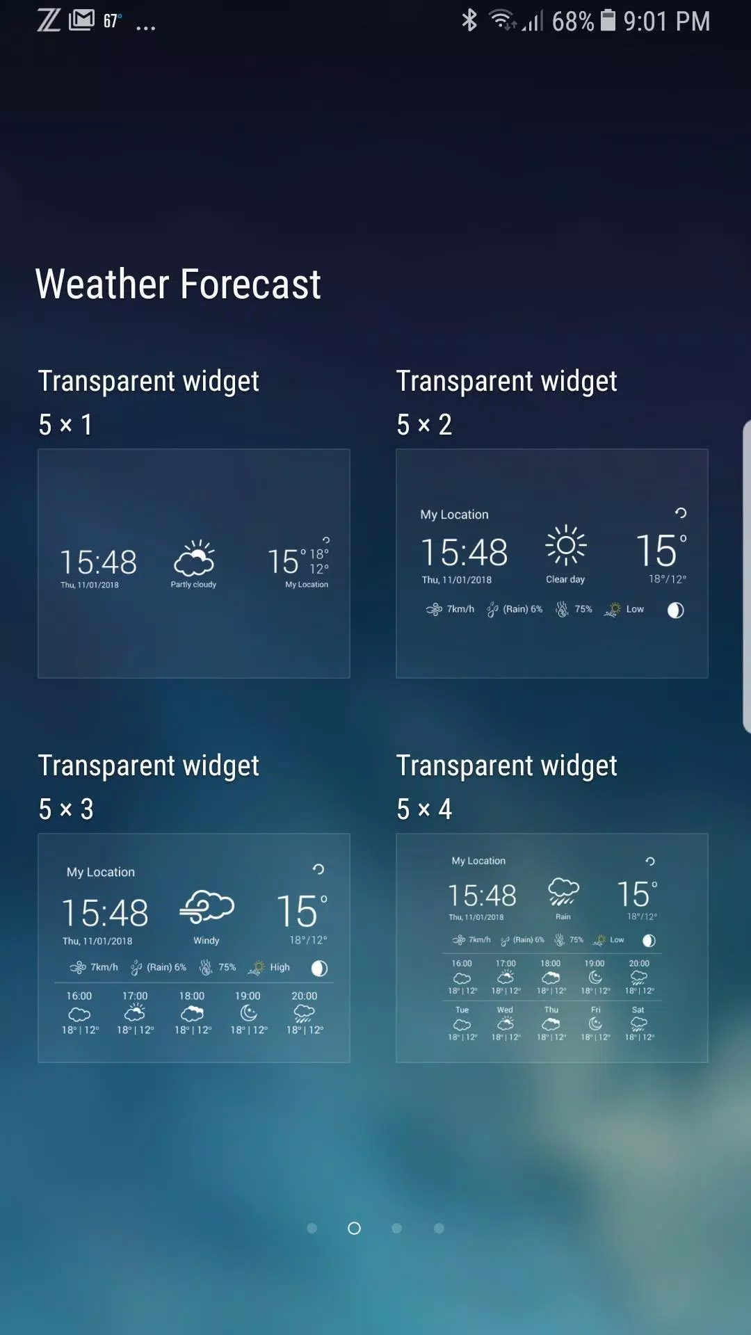 Weather Forecast 螢幕截圖 2