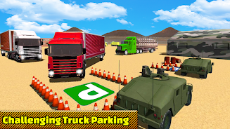 Truck Parking Truck Games Tangkapan skrin 0