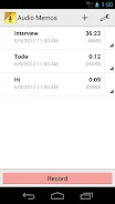 Audio Memos Free Screenshot 3