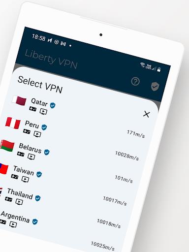 Liberty VPN Secure & Fast VPN スクリーンショット 1