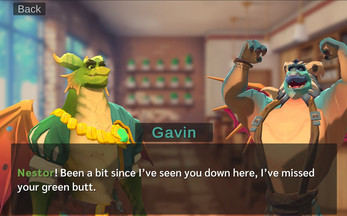 Dream Wyrm: a Dragon Dad Dating Simulator Screenshot 1