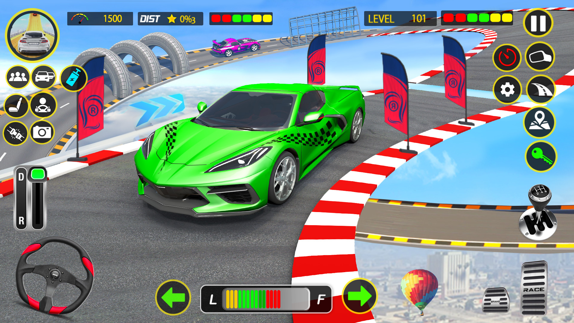 Ramp Car Stunts GT Car Game Capture d'écran 2