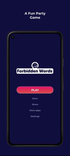 Schermata Forbidden Words - Party game 0