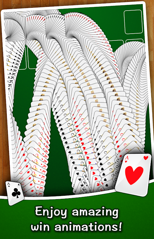 Solitaire FRVR - Big Cards Classic Klondike Game Captura de tela 1