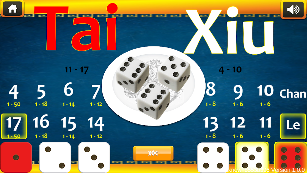 Tai Xiu 3D 2020 螢幕截圖 1