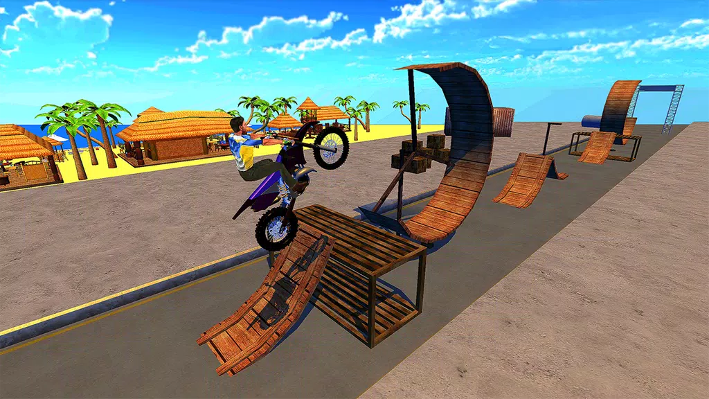 Racing Bike Stunts & Ramp Riding Schermafbeelding 0