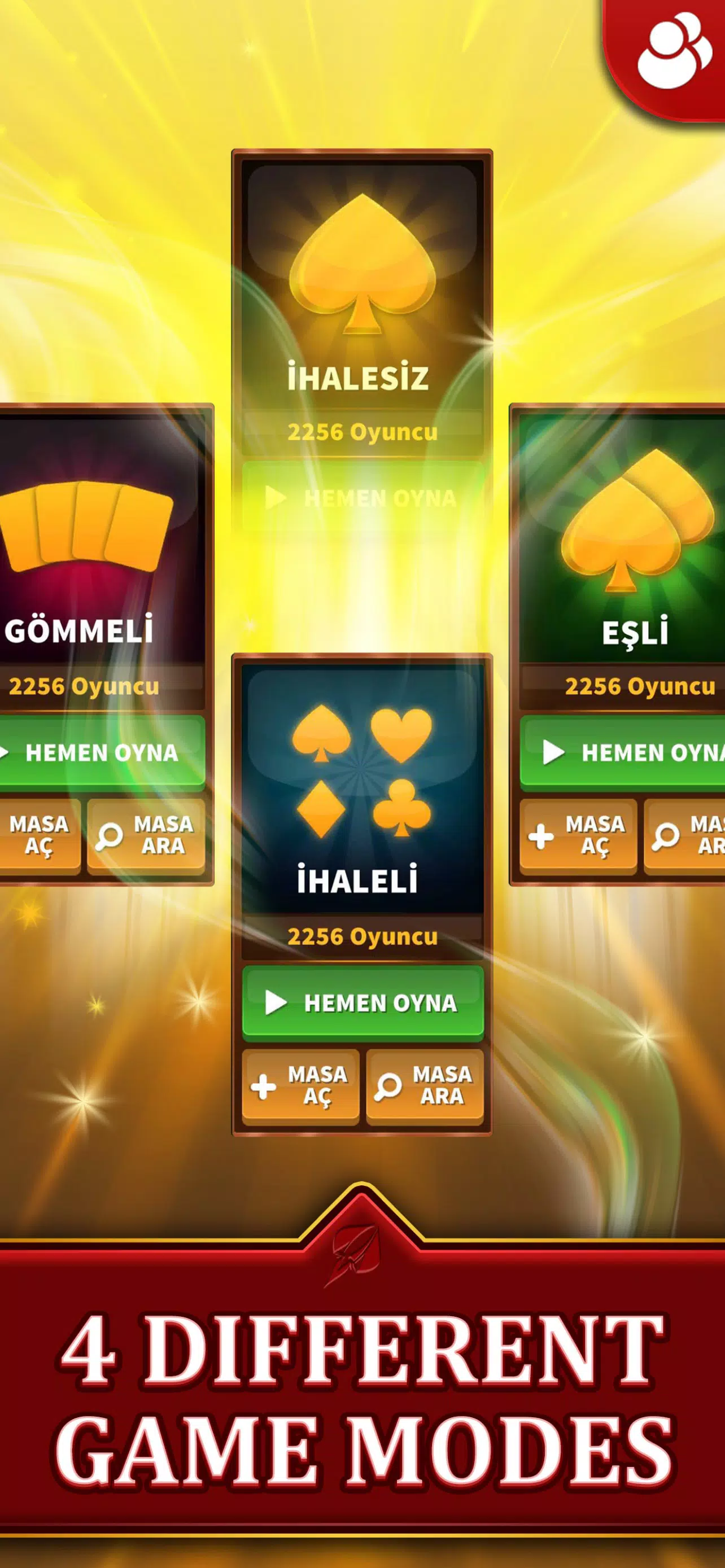 Spades - Batak Online HD 스크린샷 2