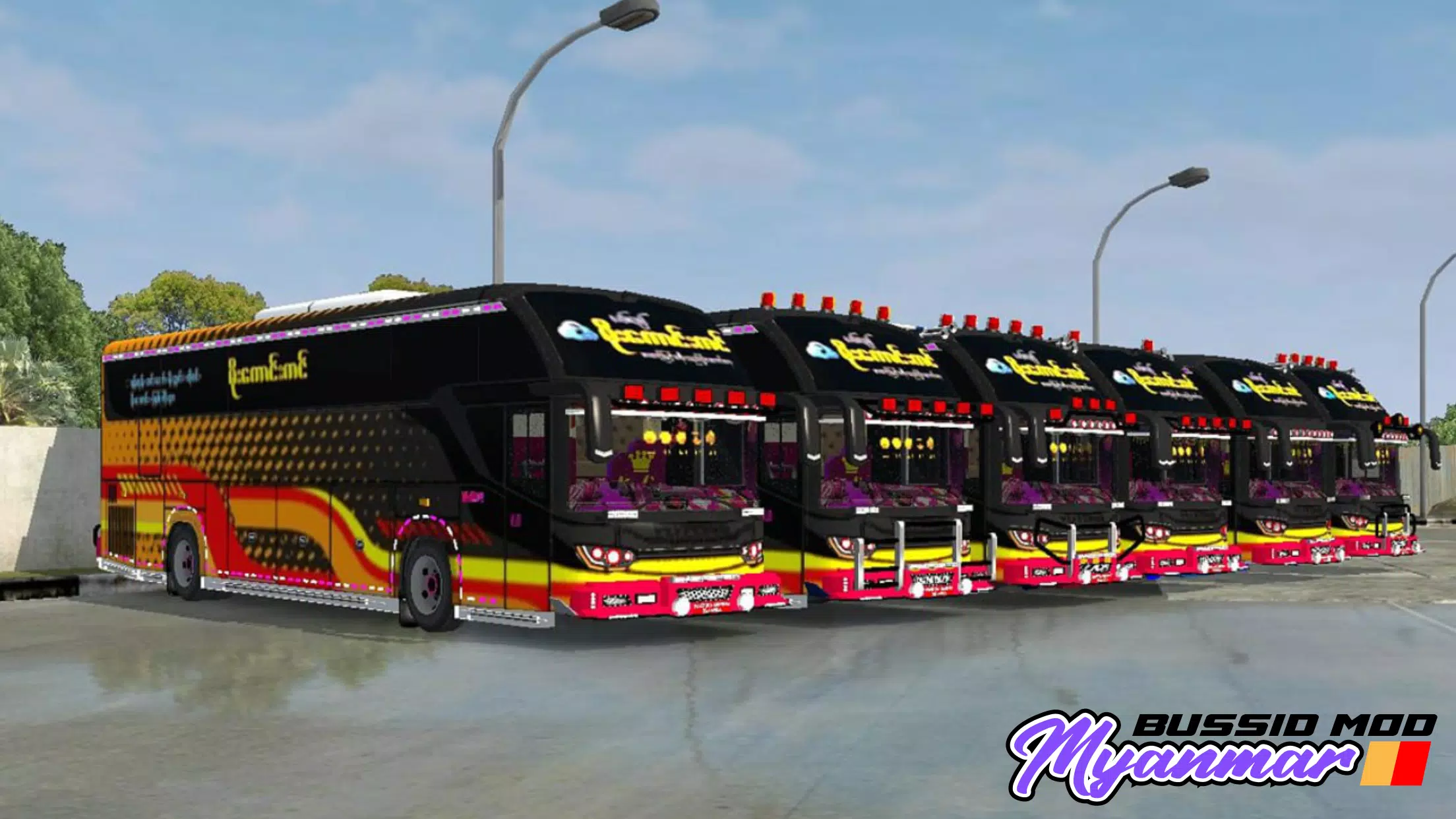 Mod Bussid Myanmar ဖန်သားပြင်ဓာတ်ပုံ 0