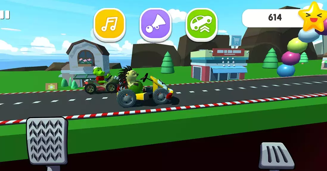 Fun Kids Cars Racing Game 2 Ekran Görüntüsü 0