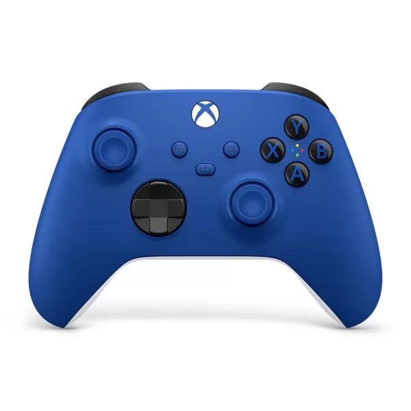 冲击蓝色Xbox控制器