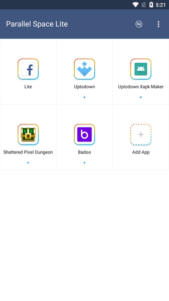 Parallel Space Lite－Dual App Скриншот 0