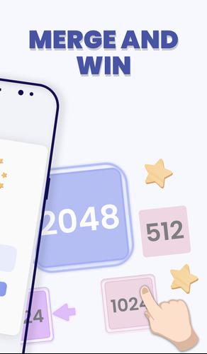 2048 Merge: Puzzle Challenge Schermafbeelding 3
