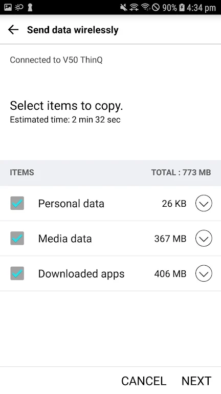 LG Mobile Switch (will closed) ဖန်သားပြင်ဓာတ်ပုံ 2