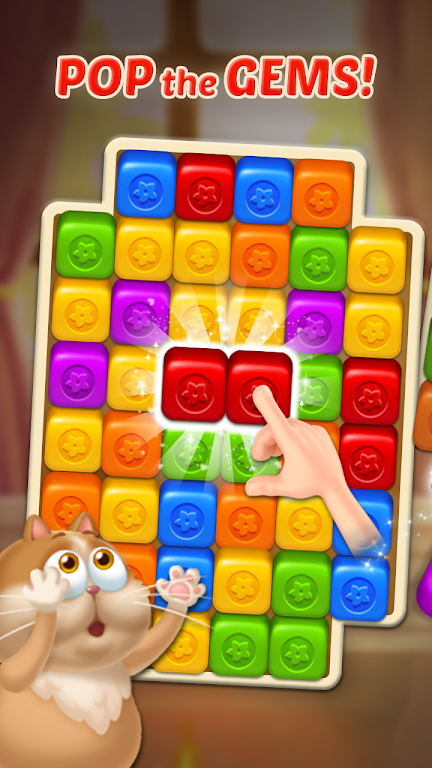 Gem Blast Magic Match Puzzle ဖန်သားပြင်ဓာတ်ပုံ 2