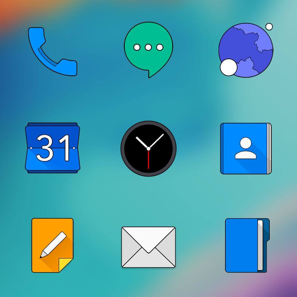 Oxigen HD - Icon Pack Mod Ảnh chụp màn hình 0