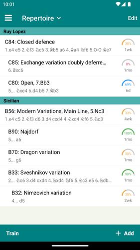 Schermata Chess Opener Lite 3