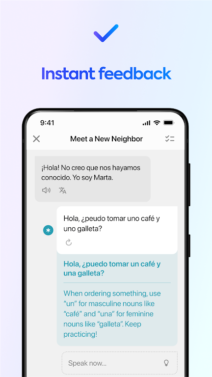 Speak – Language Learning Mod ဖန်သားပြင်ဓာတ်ပုံ 3