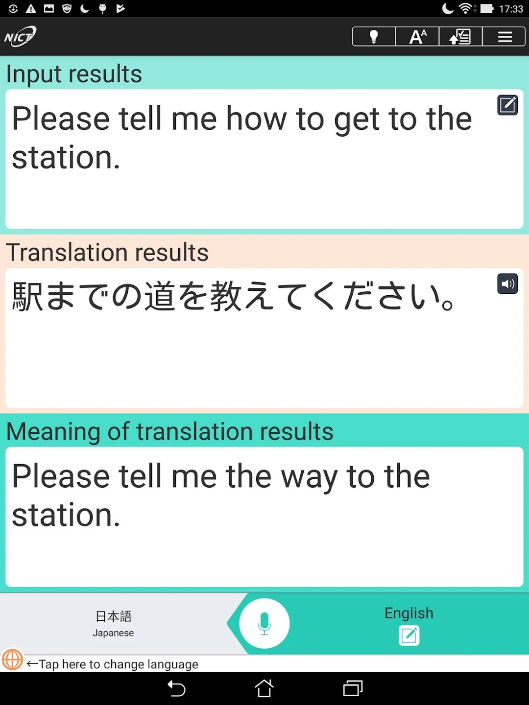 VoiceTra(Voice Translator) Captura de tela 2
