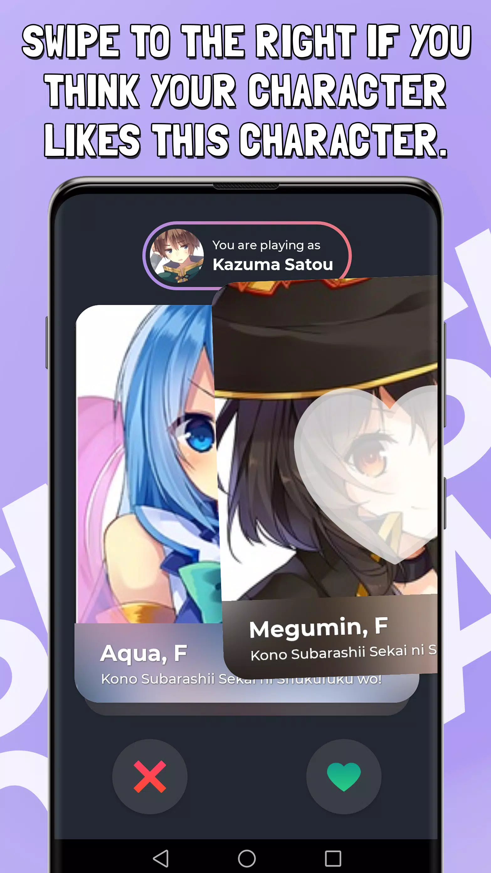 Schermata Smash or Pass Anime Game 2