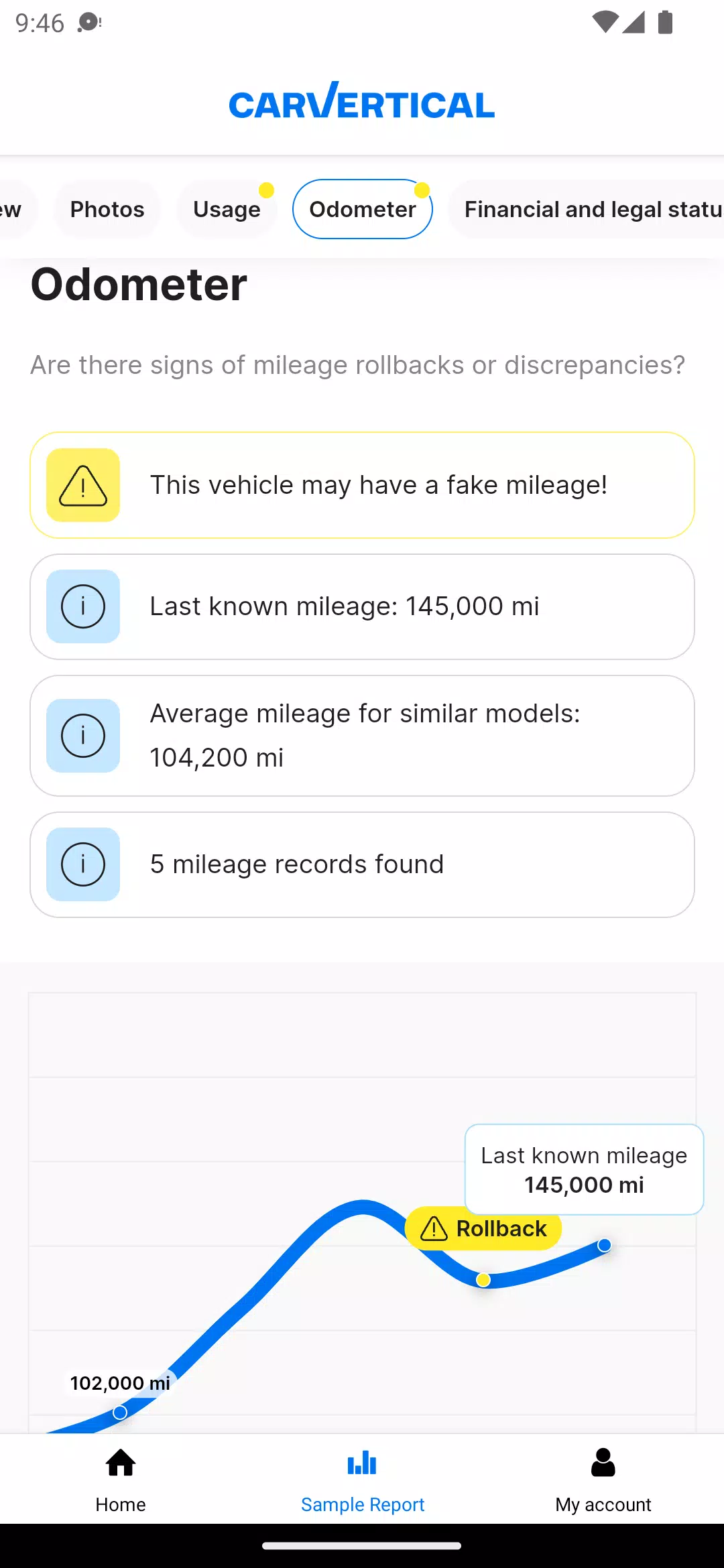 carVertical ภาพหน้าจอ 1