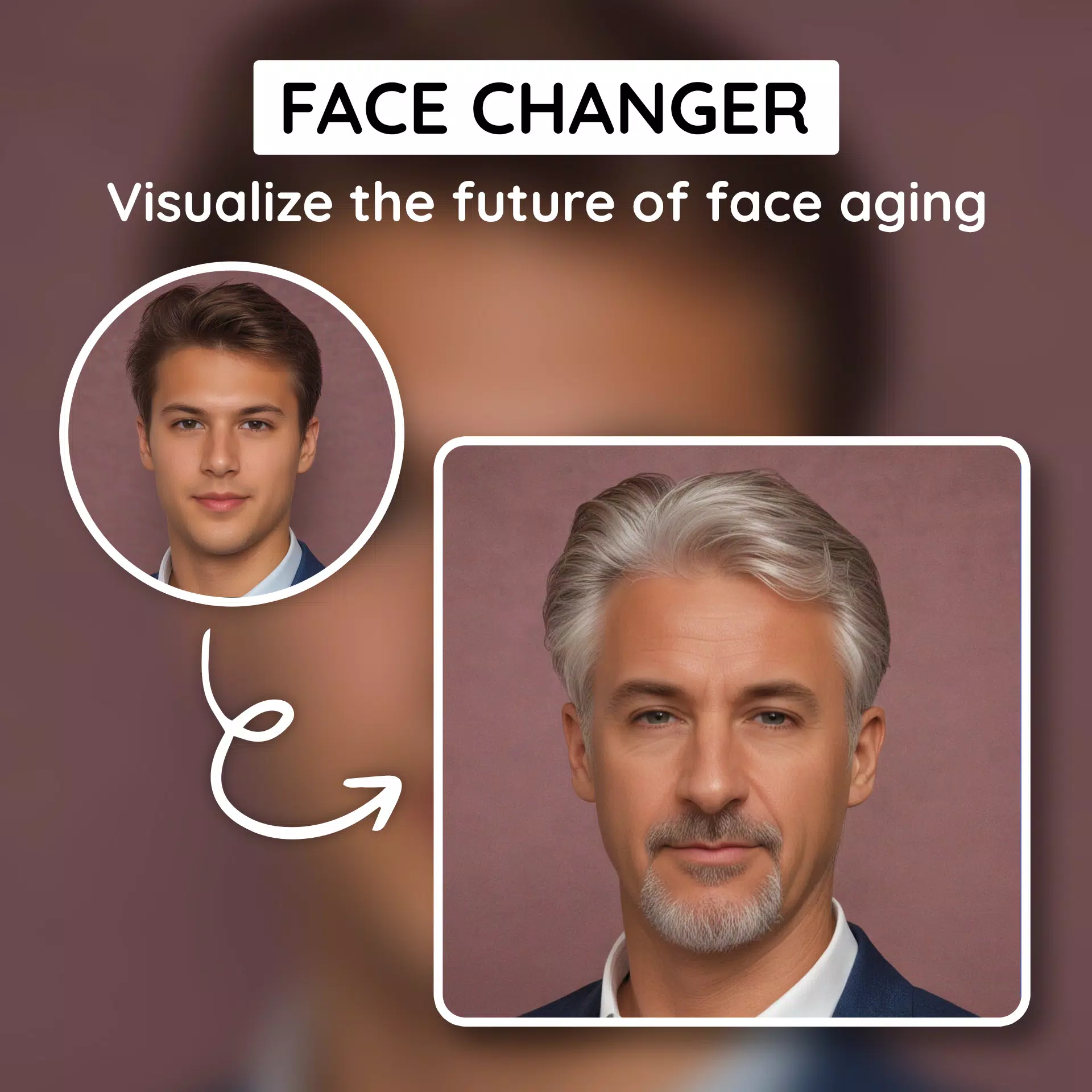 Future Self Face Aging Changer Ảnh chụp màn hình 0