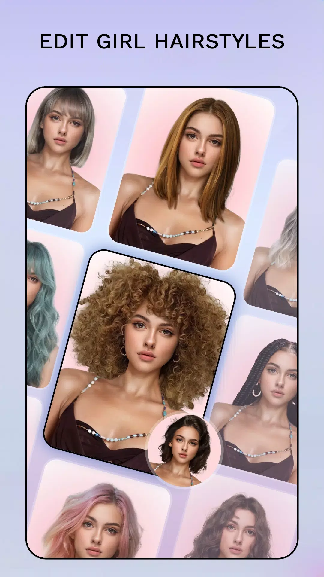 Hair Color Changer: Hairstyles应用截图第3张