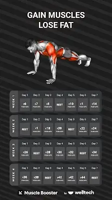 Muscle Booster: Entrenamiento Captura de pantalla 0