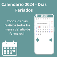 Calendario 2024- Días Feriados Screenshot 2