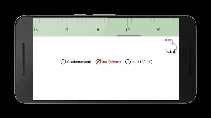 Tape measure: cm, inch Captura de pantalla 3