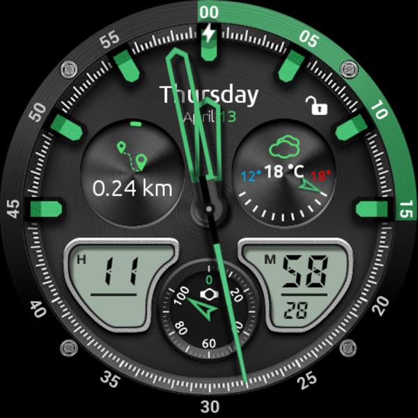 Fury Watch Face 螢幕截圖 2