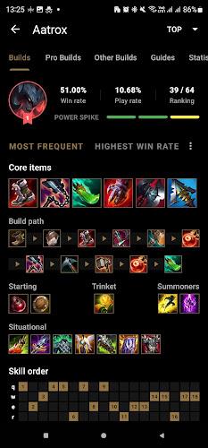 Probuilds for LoL & Wild Rift Ekran Görüntüsü 0