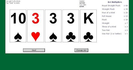 5 Card Draw Poker Solitaire应用截图第3张