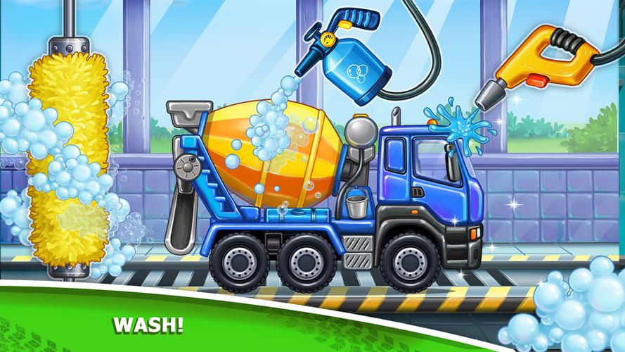 Kids truck games Build a house スクリーンショット 1