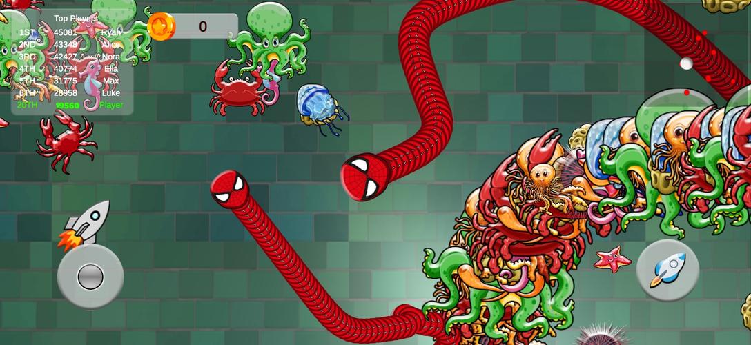 Snake Zone.io Slither Worm Скриншот 0